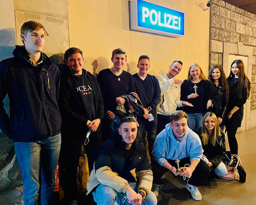 Unsere Youngster im Escape-Room
